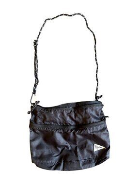 Pilgrim Surf + Supply Ripstop Sacoche Crossbody Bag Black